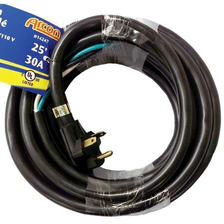 ARCON 25 ft. 30 A Male Stripped Power Cord ARC-14247